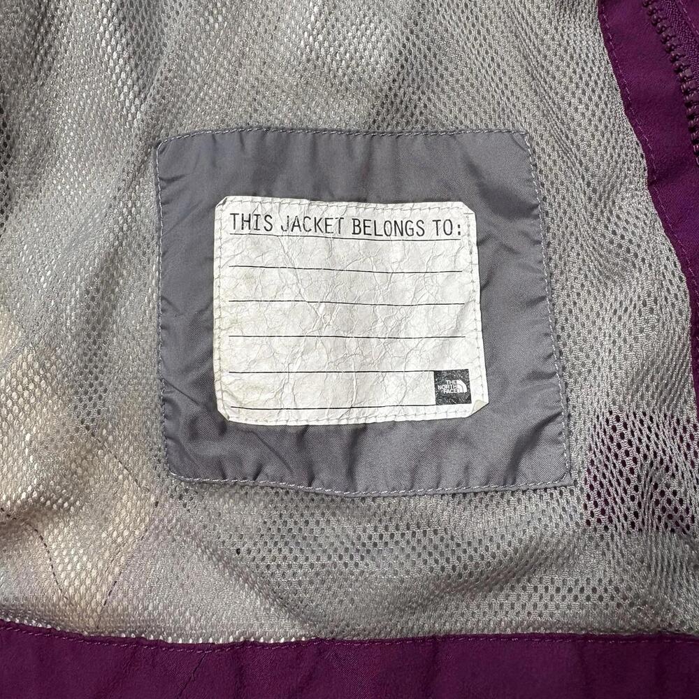 The North Face Girl's Sz XL 18 Purple 2-in-1 Fleece Lined Rain Snow Jacket EUC - Picture 13 of 15